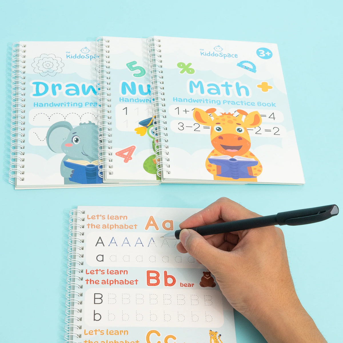 Handwriting Practice Kit – TheKiddoSpace US | Name Stamps for Clothes ...