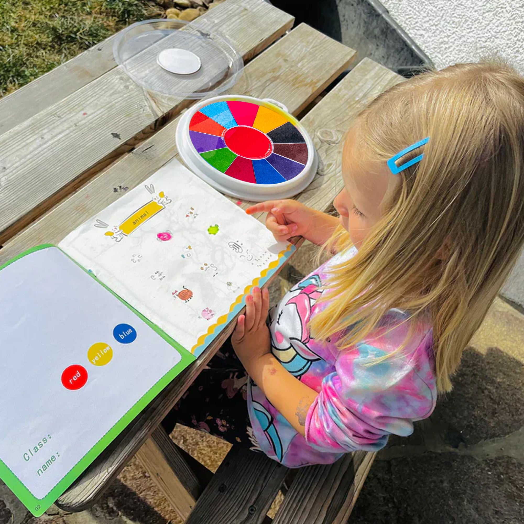 KiddoSpace Finger Painting Kit