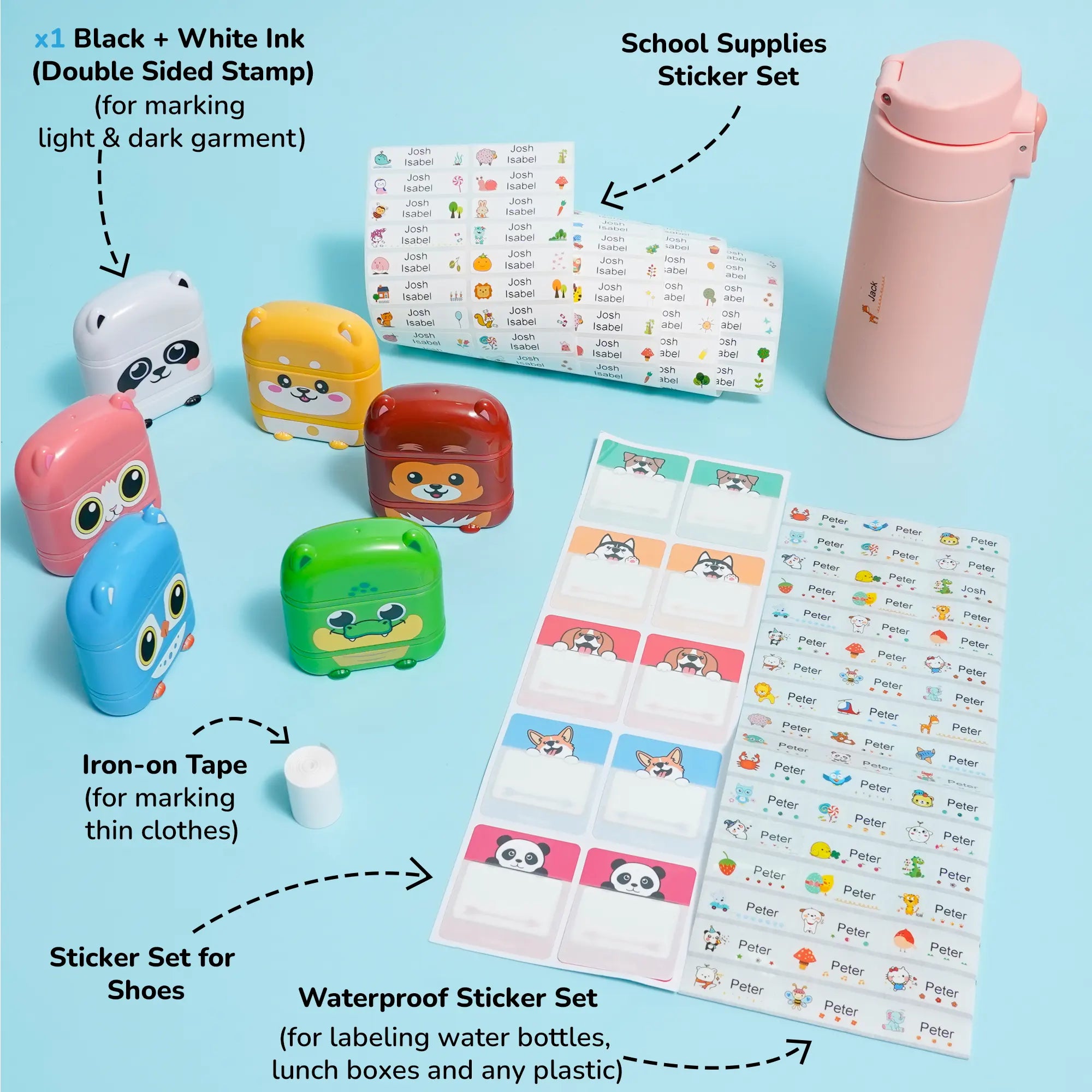 Kiddo Stamp, Product Categories