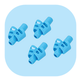 4x Finger-Friendly Pen Grips (fit both lefties and righties)