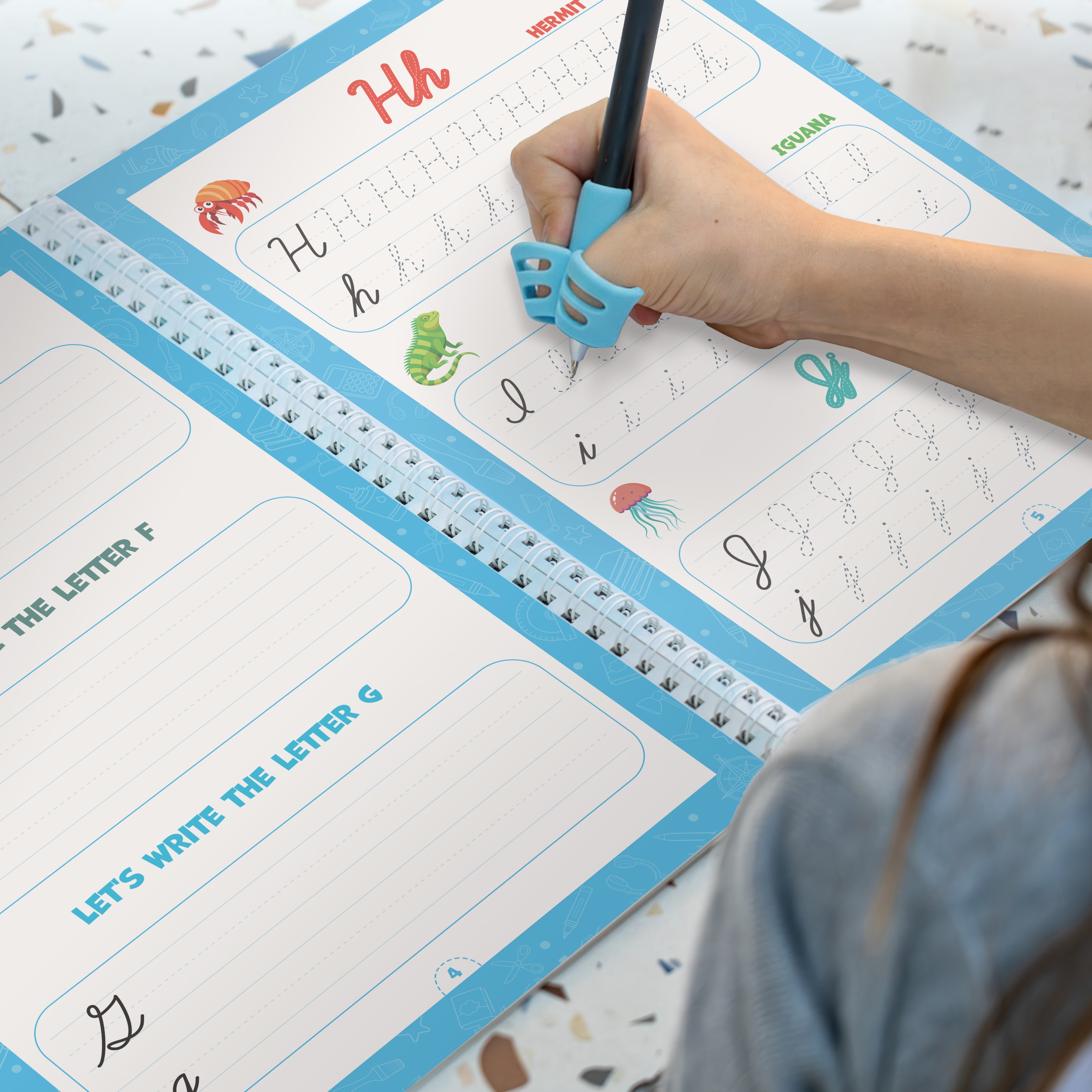 KiddoSpace™ – Cursive Handwriting Practice Kit